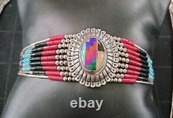 Fabulous Beaded Native American Matching Necklace & Bracelet