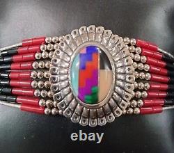 Fabulous Beaded Native American Matching Necklace & Bracelet