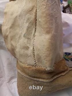 First Peoples Native American High Top Beaded Moccasins Cree Or Ojibwe