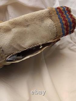 First Peoples Native American High Top Beaded Moccasins Cree Or Ojibwe