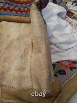 First Peoples Native American High Top Beaded Moccasins Cree Or Ojibwe