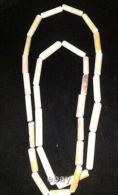 Genuine Native American Artifact Stone Bead Necklace 28