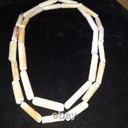 Genuine Native American Artifact Stone Bead Necklace 28