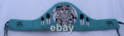 Gorgeous Native American Pow-wow Princess Crown Head Band Hand Made Beaded