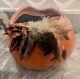 Gourd Bowl, Native American Styled Feather Beaded Artistic Handmade, Signed 2012