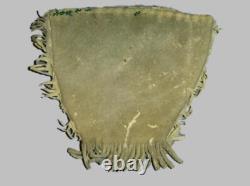 Great Antique Native American Indian Plains Bead Beaded Pouch C. 1800's