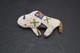 Hand Made Native American Beaded Leather Fetish, Buffalo Amulet