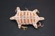 Hand Made Native American Beaded Leather Fetish, Turtle Amulet Vintage