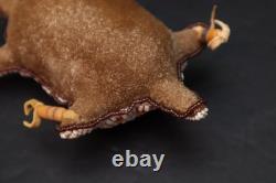 Hand Made Native American Beaded Leather Fetish, Turtle Amulet Vintage