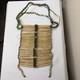 Hand Made Native American Bone Pipe Beaded Breast Plate