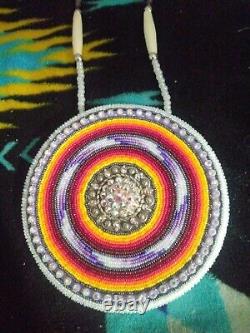 Hand beaded necklace Native American