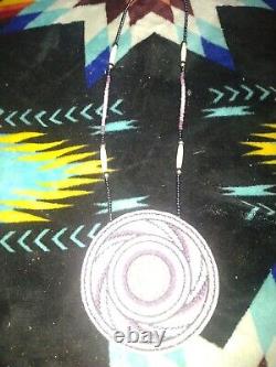 Hand beaded necklace Native American