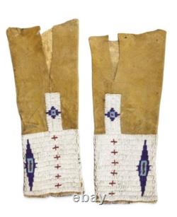 Handmade Beaded Leggings for Native American Woman Powwow Regalia WLG403