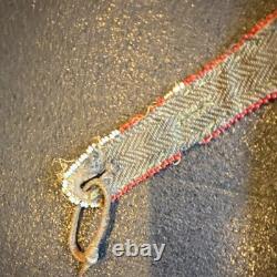 Handmade Beaded Native American US Roll-Up Bag with Traditional Patterns