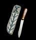 Handmade Indian Native American Style Beaded Suede Hide Knife Sheath KNS11
