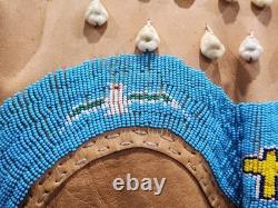 Handmade Leather Seashell and Beaded American Dress