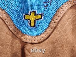 Handmade Leather Seashell and Beaded American Dress