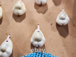 Handmade Leather Seashell and Beaded American Dress