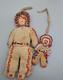 Handmade Native American Leather & Beaded Dolls Small & Large