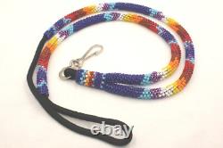 Handmade Native American Navajo Full Beaded Lanyard / ID Holder