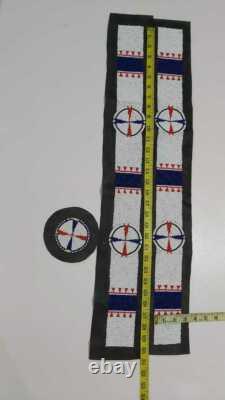 Handmade Native American Sioux Bead work for War Shirts / Pants / Leggings BWD91