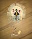 Handmade Native American Style Beaded Leather Pouch with Fringe, Sioux