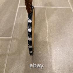 Handmade Native American inspired Eagle Glass Beaded, Painted Medallion Necklace