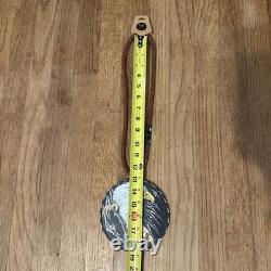 Handmade Native American inspired Eagle Glass Beaded, Painted Medallion Necklace