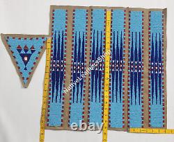 Handmade Old American Sioux Bead work for War Shirts / Pants / Leggings B3