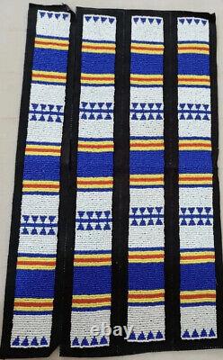 Handmade Old Beaded Strips for Native American Coat Jacket War Shirt & Pants