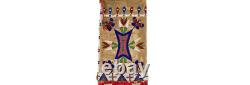 Handmade Sioux Native American Style Beaded Pipe Bag Suede Leather Tobacco Pouch