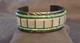 Heavy Native American Navajo HEISHI BEADS Sterling Bracelet. 69 Grams