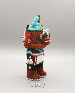 Hopi-Beaded Star Kachina by Ferrell Zeena-Native American Beadwork