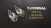 How To Make Native American Beaded Earrings Beginner Tutorial Fringe Beaded Earrings Diy