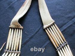 Huge Beaded Breast Plate, Native American Bone Pipe Breast Plate, Sd-042307621