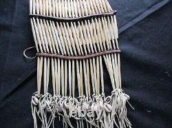 Huge Beaded Breast Plate, Native American Bone Pipe Breast Plate, Sd-042307621