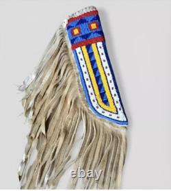 Indian Beaded Cover Native American Sioux Handmade Knife Sheath 15 pieces Set