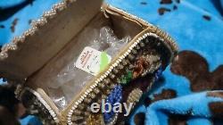 Iroquois Beaded Box Purse 1800s/1900s