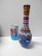 LARGE ANTIQUE VINTAGE PAIUTE INDIAN BEADED BOTTLE 9 7/8t NICE OLD ONE