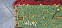 Lakota Plains Native American Beaded Cradleboard Charles & Hazel Fasthorse Rare