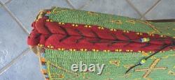 Lakota Plains Native American Beaded Cradleboard Charles & Hazel Fasthorse Rare