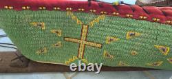 Lakota Plains Native American Beaded Cradleboard Charles & Hazel Fasthorse Rare