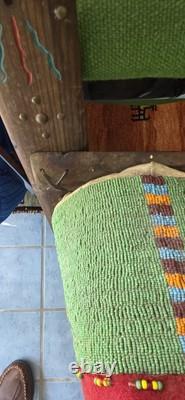 Lakota Plains Native American Beaded Cradleboard Charles & Hazel Fasthorse Rare