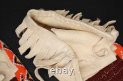 Lakota Sioux Beaded Antique Native American Indian Moccasins Vintage 10
