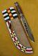 Lakota Style Indian Beaded Knife Cover Native American Leather Knife Sheath