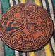 Lg. Native American Beaded Medallion Old Mississippian Culture Design Nice