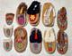 Lot Of 7 Pairs Beautiful Vintage Native American Beaded Moccasins