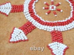 MID Century Plains Cree Indian Pony Beaded Tobacco Bag / Pouch Clean