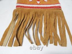 MID Century Plains Cree Indian Pony Beaded Tobacco Bag / Pouch Clean