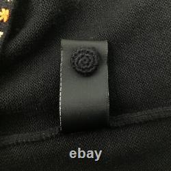 Michael Simon Cardigan XL Beaded Embroidered Native American Pottery Jars Ethnic